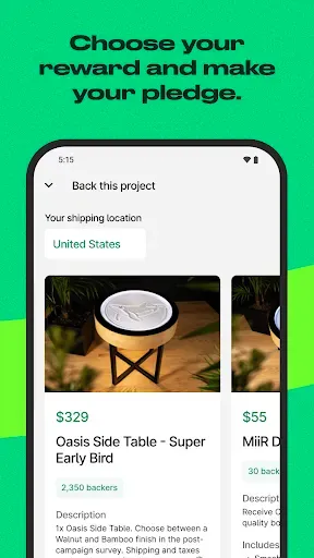 Скриншот 3 — Kickstarter