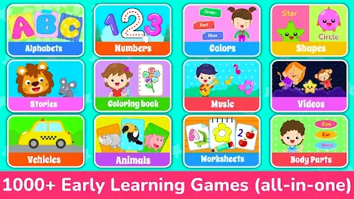 Скриншот 1 — Дети обучения игры английский
