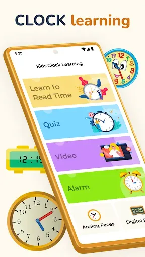 Скриншот 1 — Kids Clock Learning