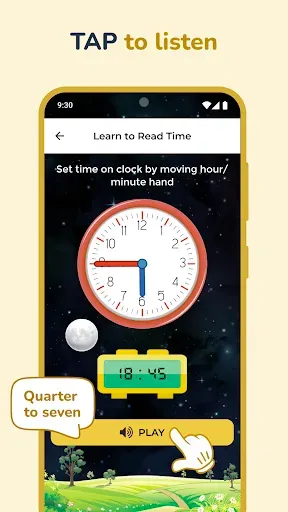 Скриншот 3 — Kids Clock Learning