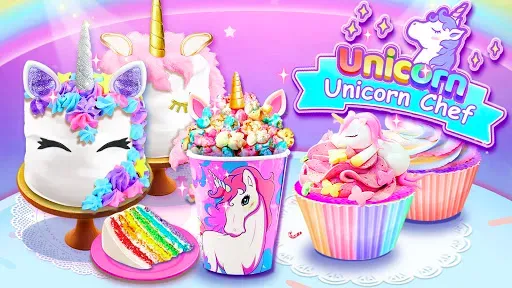 Скриншот 1 — Girl Games: Unicorn Cooking
