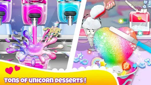 Скриншот 3 — Girl Games: Unicorn Cooking