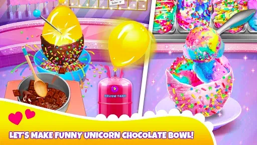 Скриншот 4 — Girl Games: Unicorn Cooking