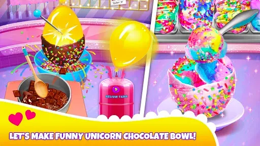 Скриншот 8 — Girl Games: Unicorn Cooking