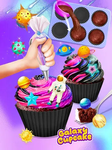 Скриншот 4 — Cupcake Maker: Unicorn Cupcake