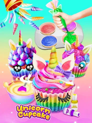 Скриншот 8 — Cupcake Maker: Unicorn Cupcake