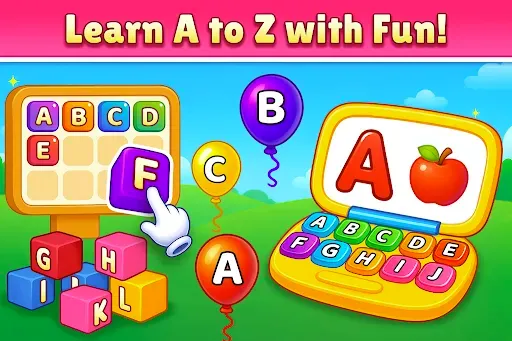 Скриншот 6 — Alphabet Laptop - Educational