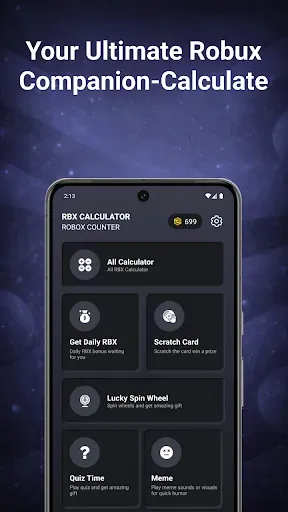 Скриншот 1 — RBX Calculator Robox Counter