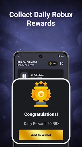 Скриншот 2 — RBX Calculator Robox Counter