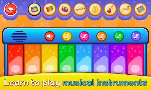 Скриншот 1 — Piano Kids Music Games & Songs