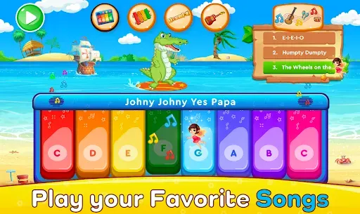 Скриншот 3 — Piano Kids Music Games & Songs
