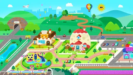 Скриншот 1 — Cocobi Life World - city, town