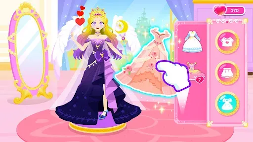 Скриншот 4 — Cocobi Princess Party -Dressup