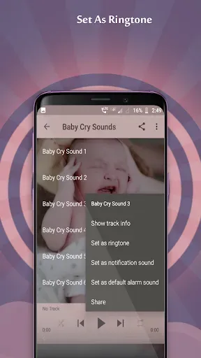Скриншот 2 — Baby Cry Sounds