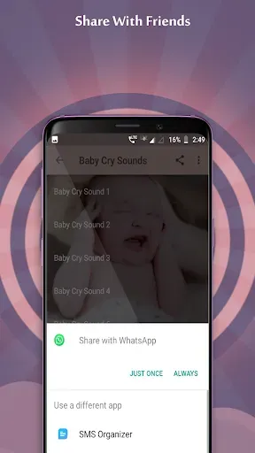 Скриншот 5 — Baby Cry Sounds