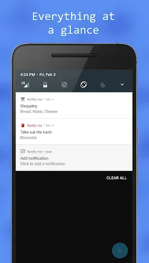 Скриншот 6 — Notify me - Notification bar