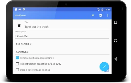 Скриншот 8 — Notify me - Notification bar