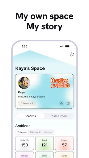 Скриншот 2 — repov: A Mini Blog for Moments