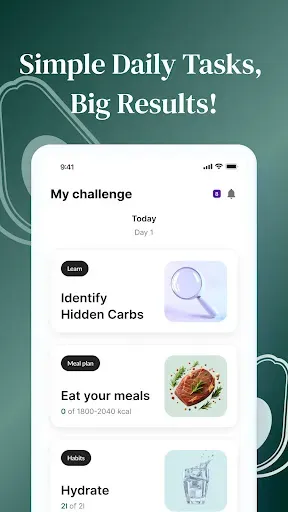 Скриншот 1 — My Challenge: Diet Plans