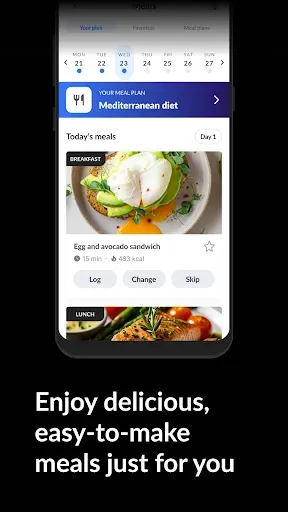 Скриншот 4 — Perfect Body - Meal planner