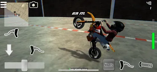 Скриншот 1 — Wheelie King 5 - Motorcycles