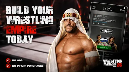 Скриншот 1 — Wrestling Manager Mobile 26