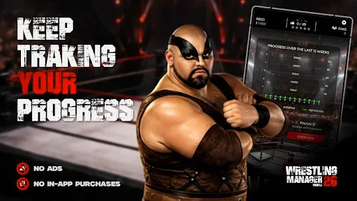 Скриншот 5 — Wrestling Manager Mobile 26