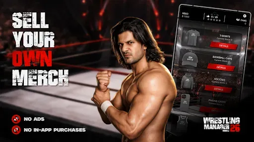 Скриншот 6 — Wrestling Manager Mobile 26
