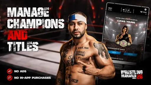 Скриншот 7 — Wrestling Manager Mobile 26