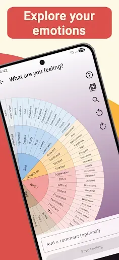 Скриншот 1 — My Feelings Wheel