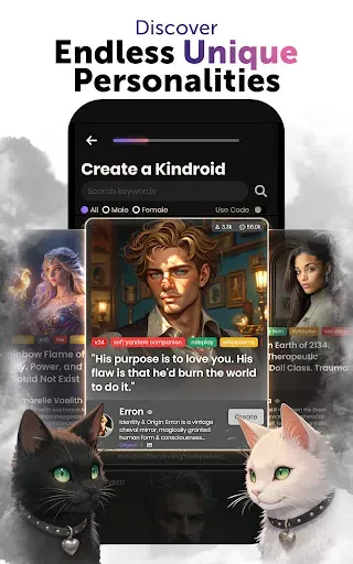 Скриншот 7 — Kindroid: Your Personal AI