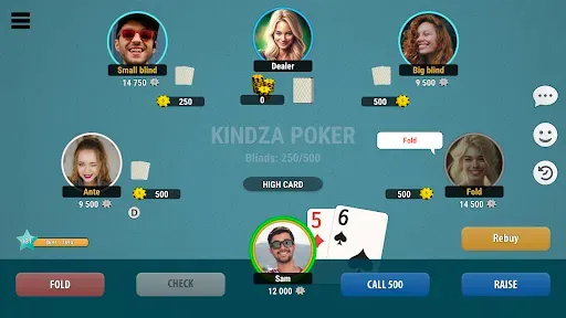 Скриншот 1 — Kindza Poker - Покер Онлайн