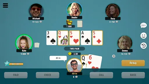 Скриншот 2 — Kindza Poker - Покер Онлайн