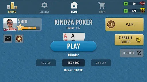 Скриншот 4 — Kindza Poker - Покер Онлайн