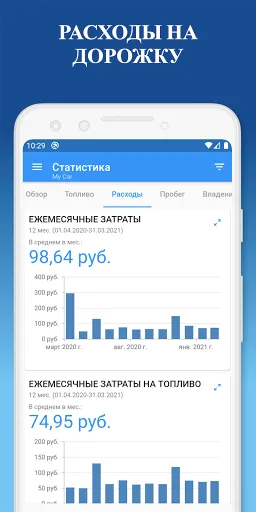 Скриншот 4 — My Car - Топливный журнал
