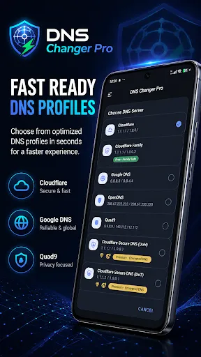 Скриншот 1 — DNS Changer Pro