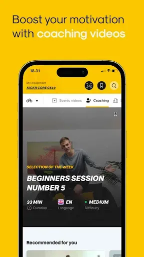 Скриншот 5 — Kinomap: Ride Run Row Indoor