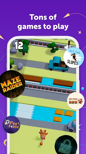 Скриншот 5 — Kinzoo: Fun All-Ages Messenger