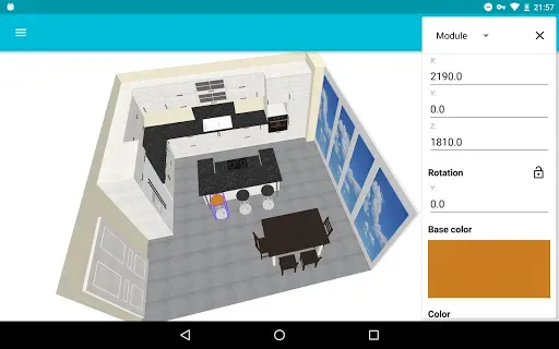 Скриншот 3 — Моя Кухня: 3D Планировщик