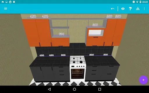 Скриншот 4 — Моя Кухня: 3D Планировщик
