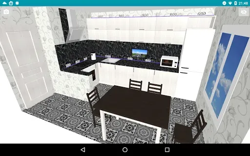 Скриншот 7 — Моя Кухня: 3D Планировщик