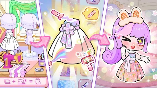 Скриншот 3 — Pony World: Dress Up Magic