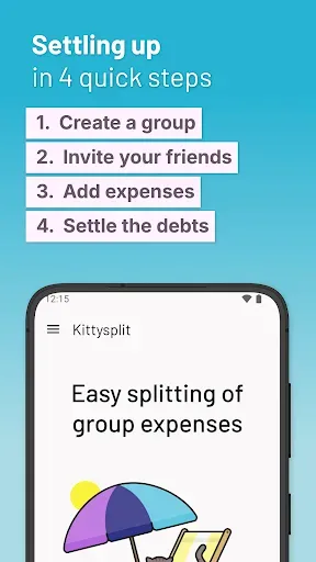 Скриншот 1 — Kittysplit: Bills & cost split