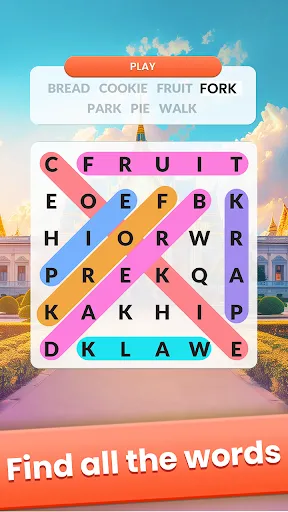 Скриншот 1 — Word Search Trip