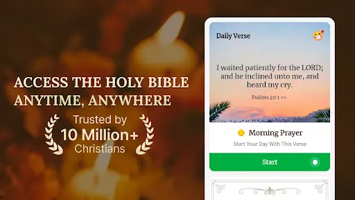 Скриншот 1 — Daily Bible - Verse+Audio