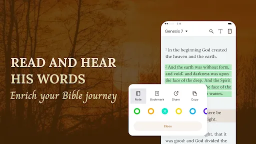 Скриншот 4 — Daily Bible - Verse+Audio