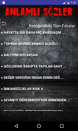 Скриншот 5 — Anlamlı Sözler