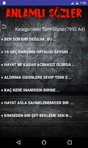 Скриншот 8 — Anlamlı Sözler