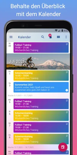 Скриншот 4 — Klubraum – Vereinsapp & Orga