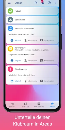 Скриншот 6 — Klubraum – Vereinsapp & Orga